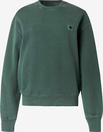 Carhartt WIP Sweatshirt 'Nelson' in Green: front