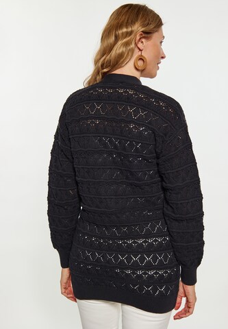 usha FESTIVAL Knit Cardigan in Black