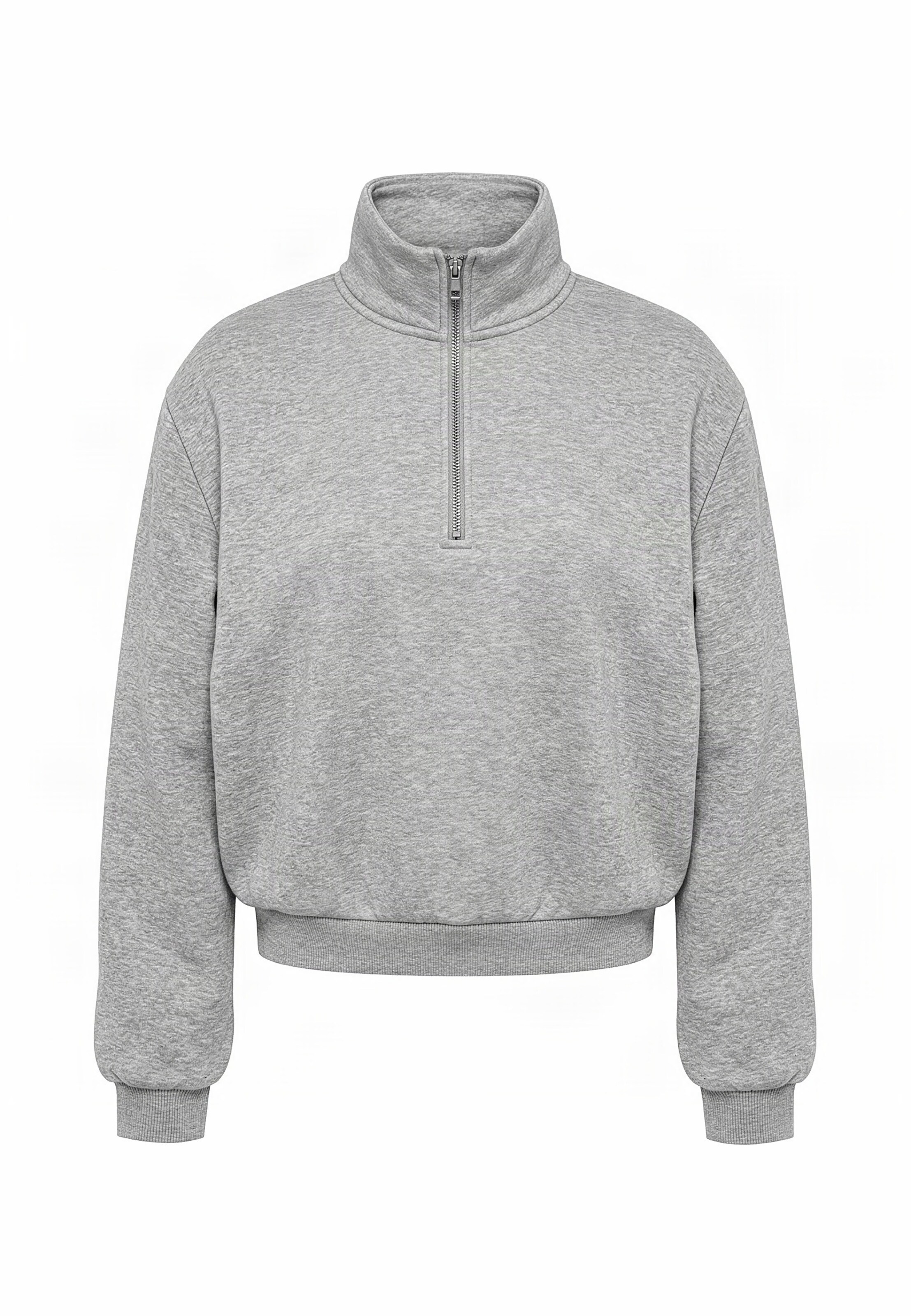 Urban Classics Sweatshirt in Grijs: voorkant