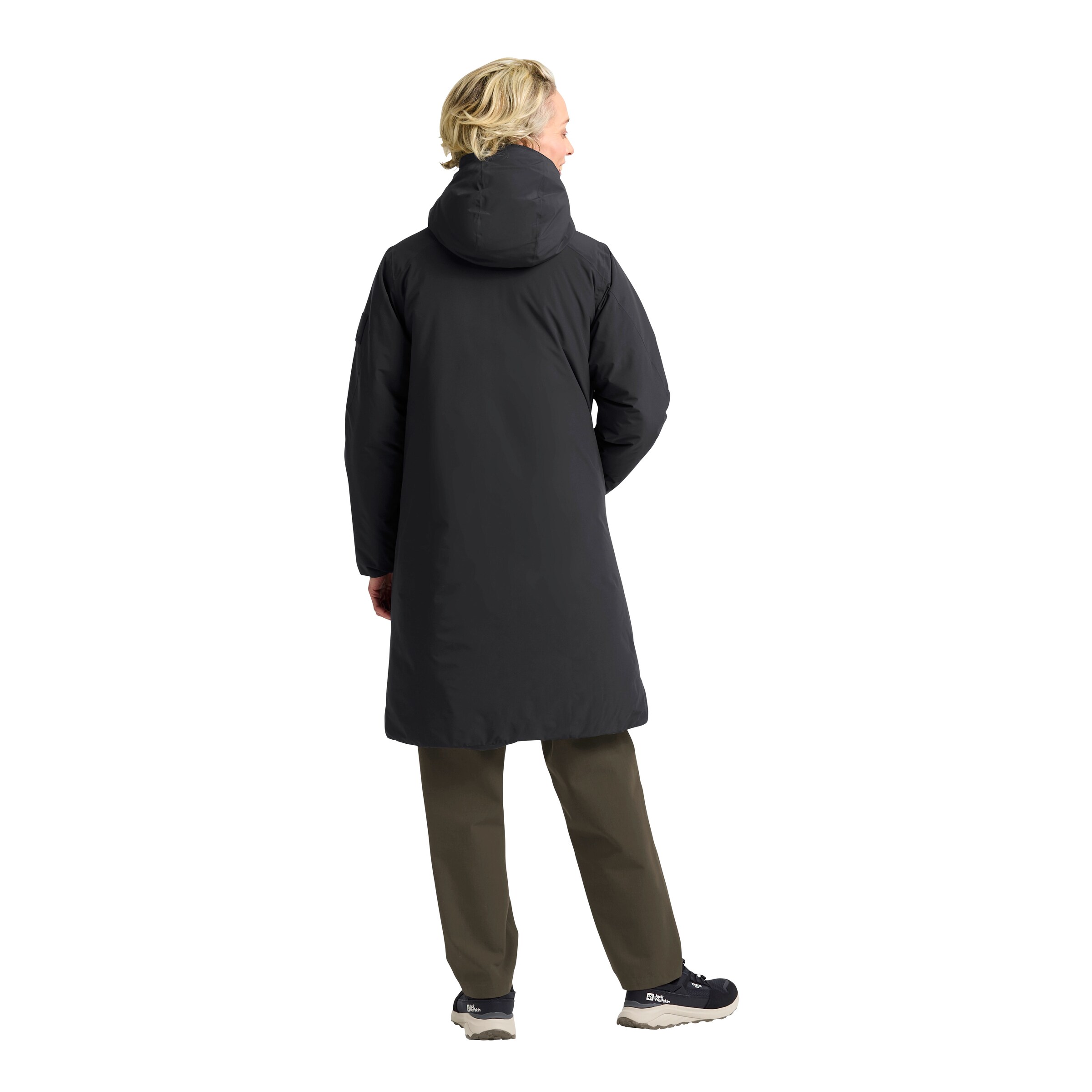 JACK WOLFSKIN Outdoor Coat in Black