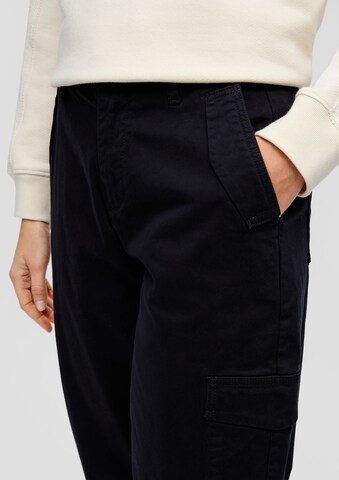 s.Oliver Tapered Trousers in Black