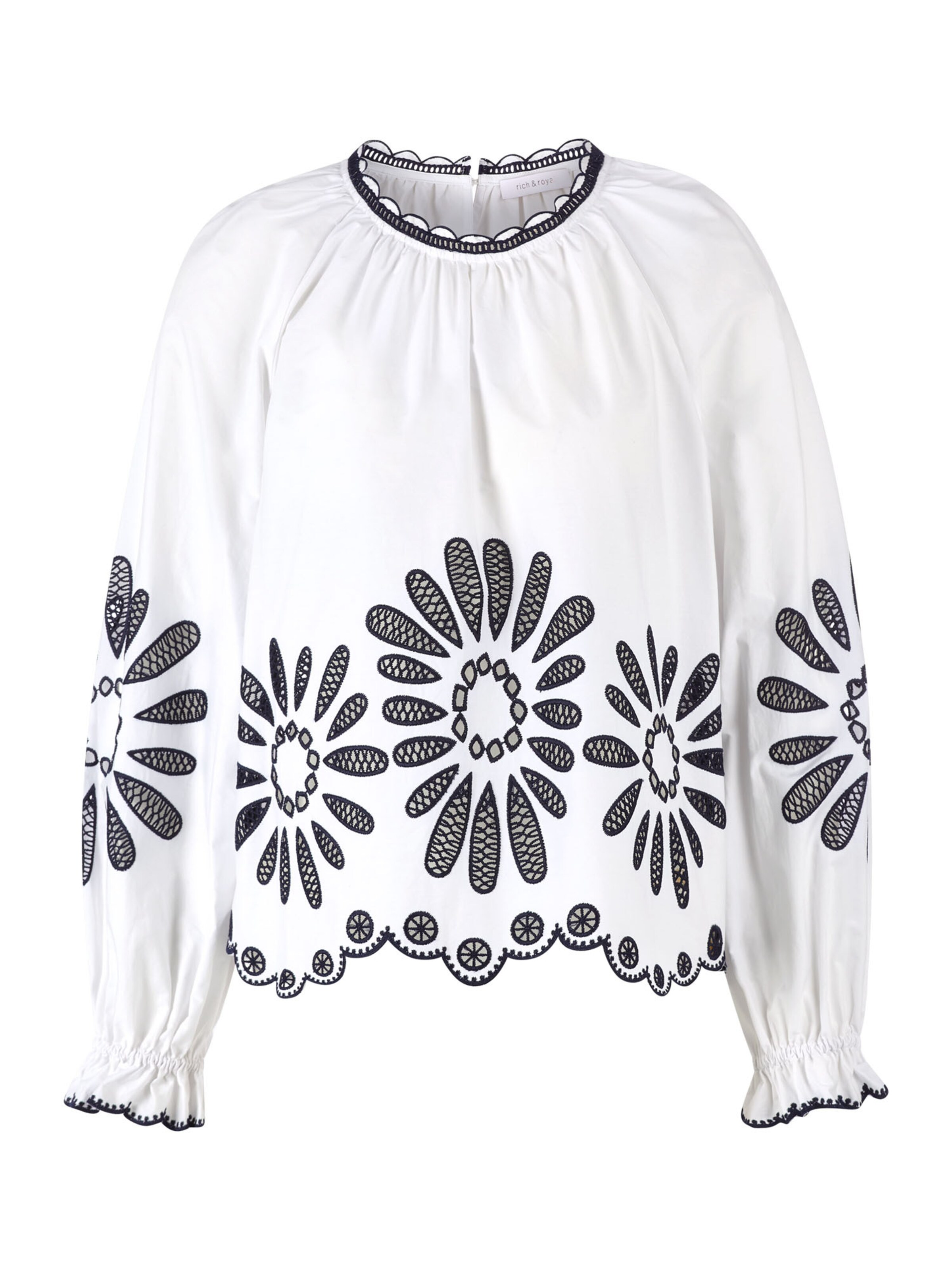 Rich & Royal Bluse i hvid: forside
