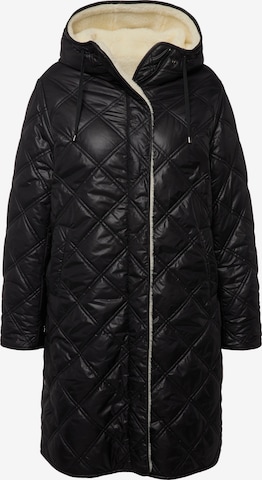 Ulla Popken Winter Jacket in Black: front