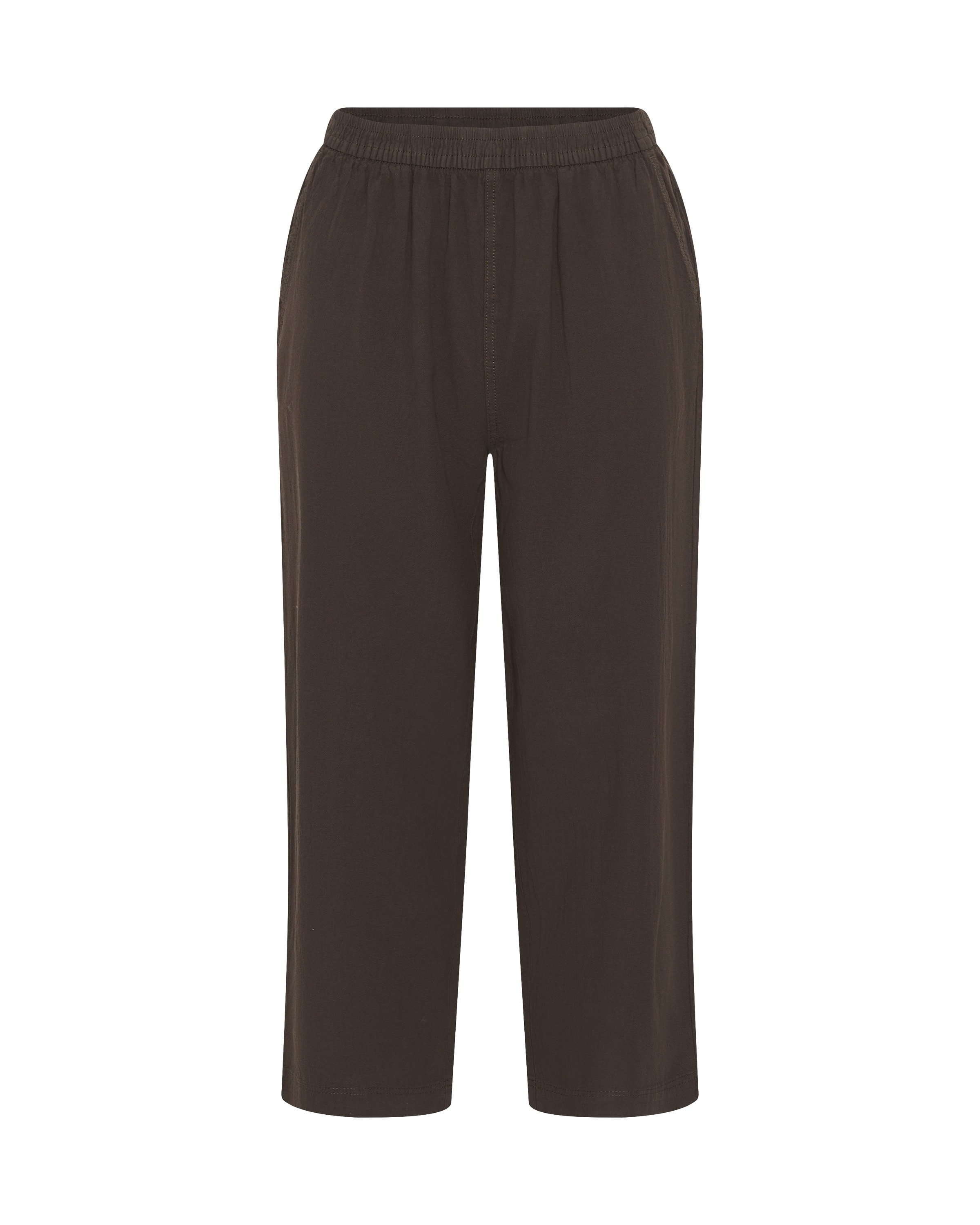 Kaffe - Pierna ancha Pantalón 'KANaya' en marrón: frente