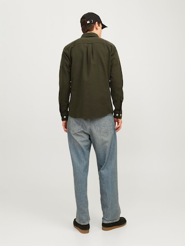 JACK & JONES Regular Fit Hemd 'Edarren' in Grün