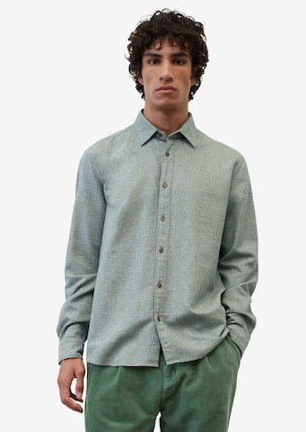 Marc O'Polo Regular fit Button Up Shirt in Green: front