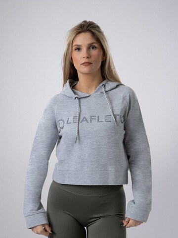 Felpa 'Leafletic Women’s Hoodie' di LEAFLETIC in grigio: frontale