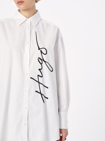 HUGO Red Blouse 'Estelia' in White