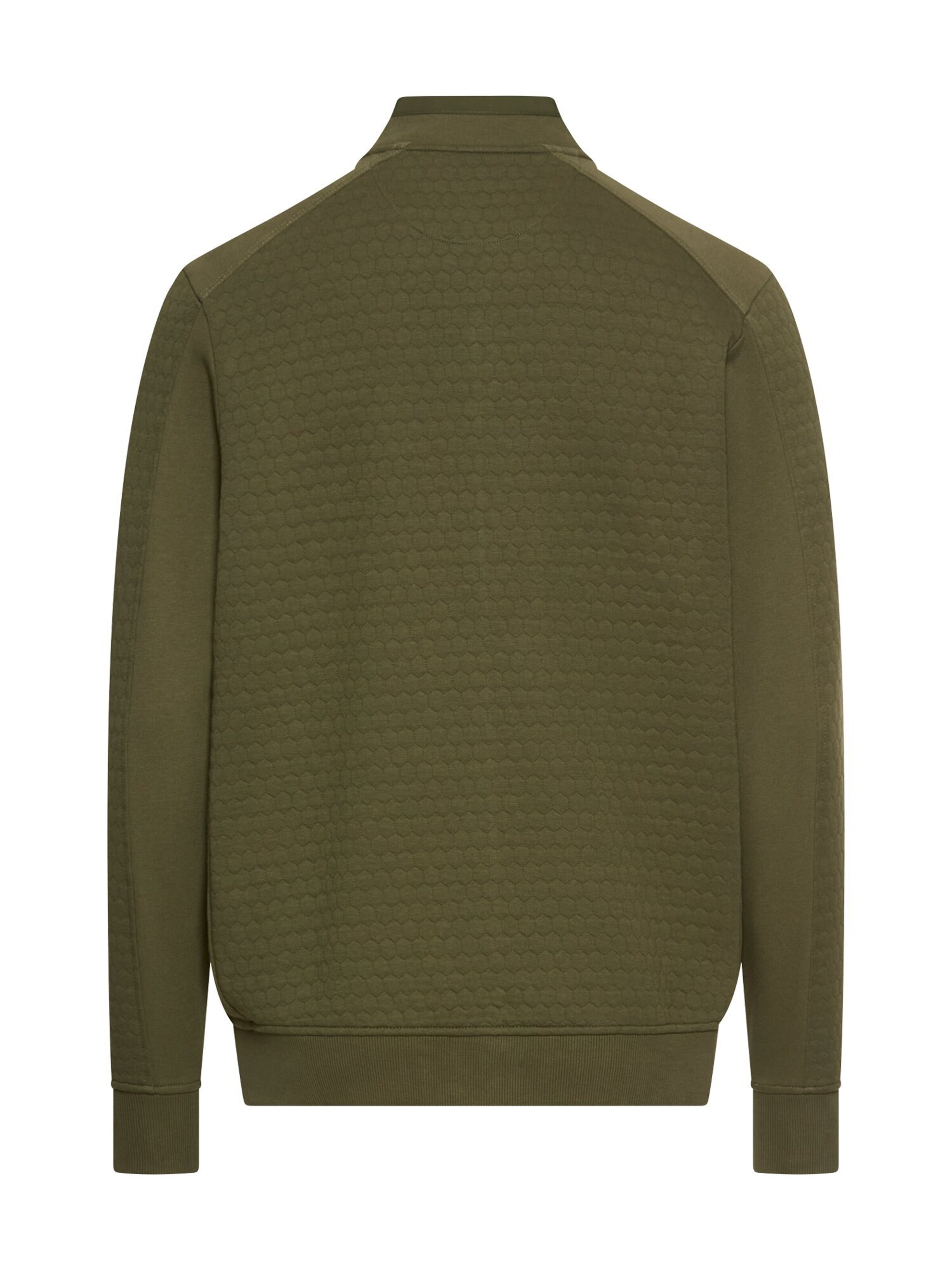 CAMEL ACTIVE Zip-Up Hoodie in Green