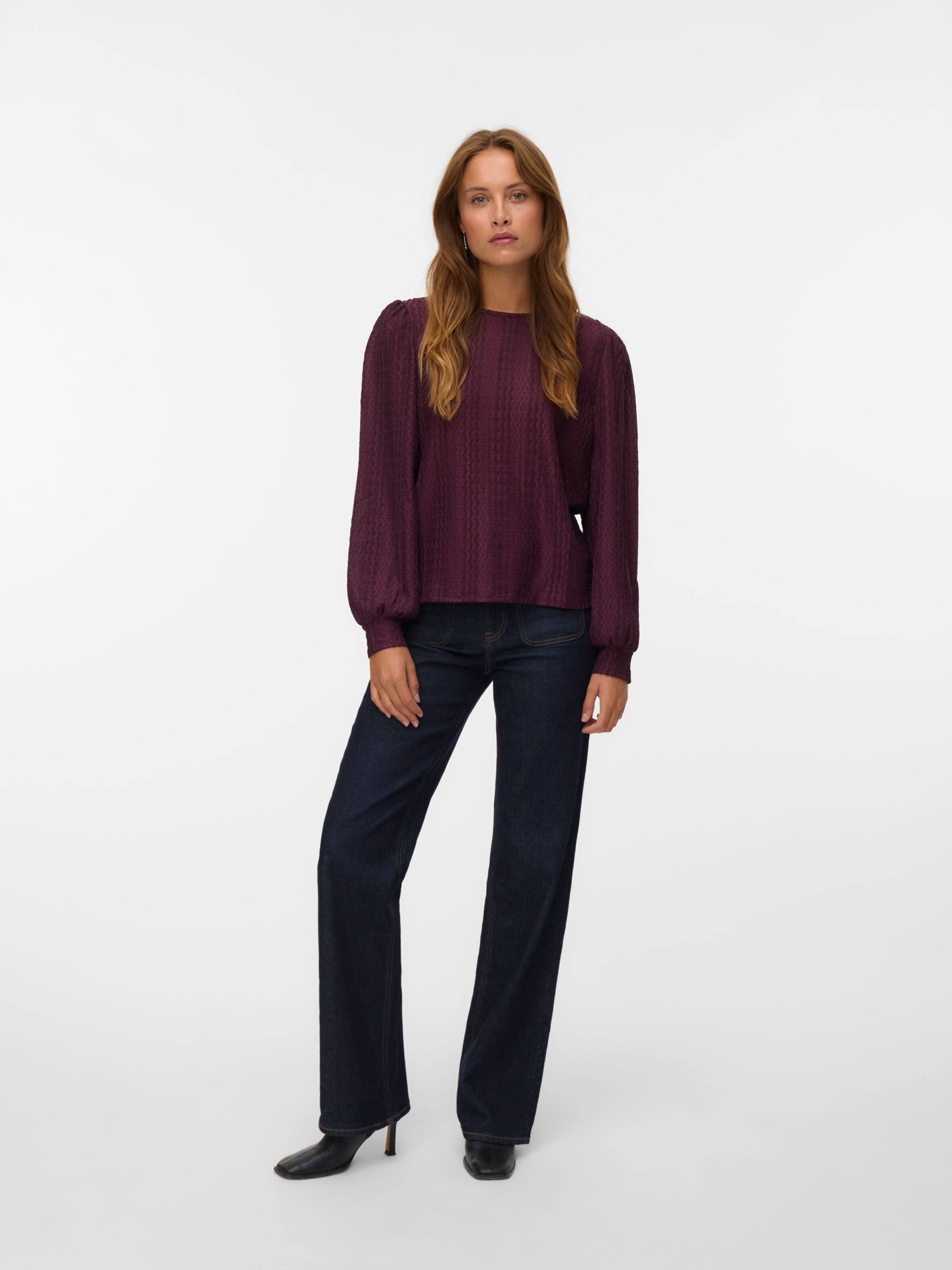 VERO MODA Bluse in Rot