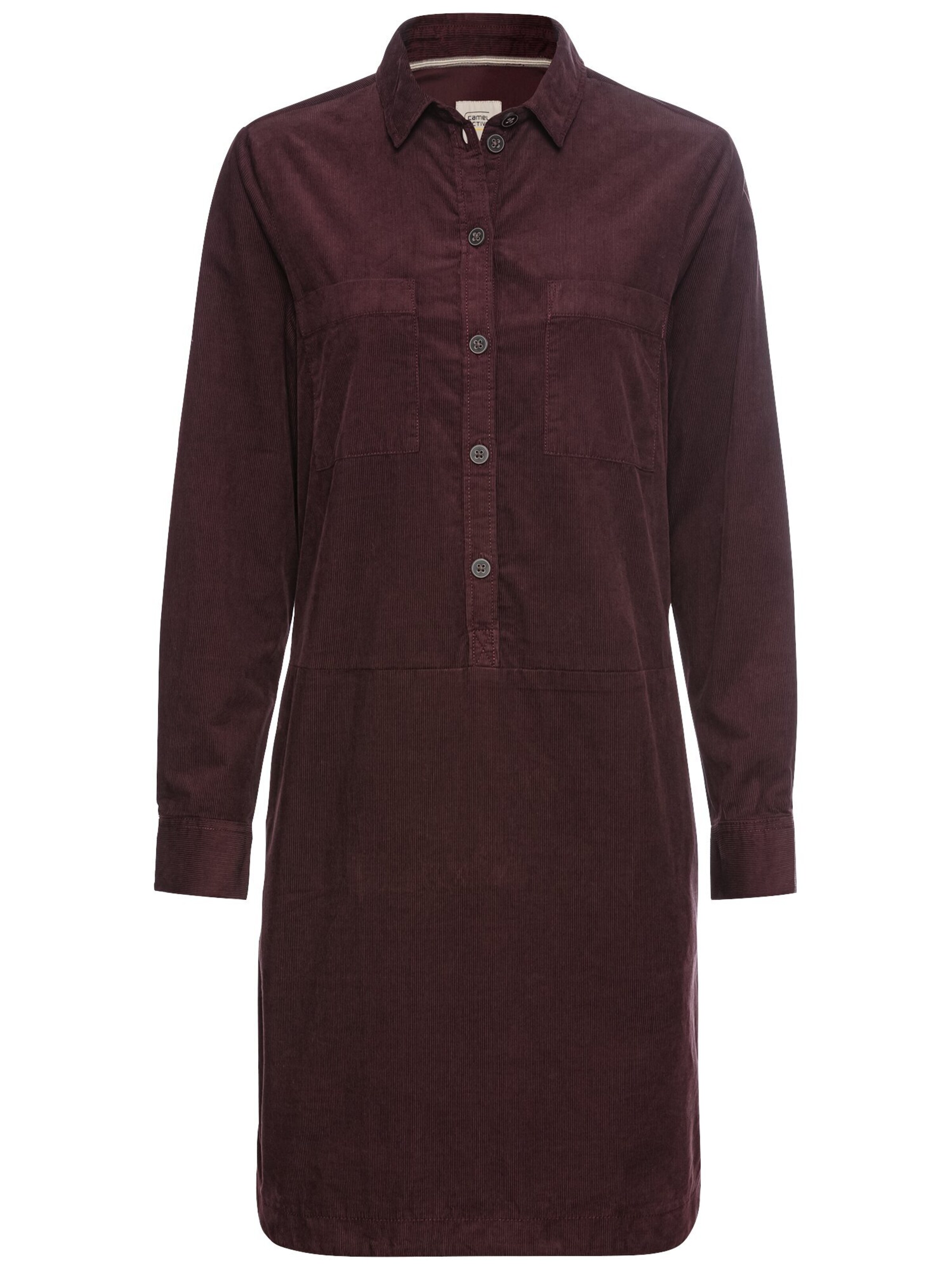 CAMEL ACTIVE Cordkleid aus reiner Baumwolle in Rot: Vorderseite