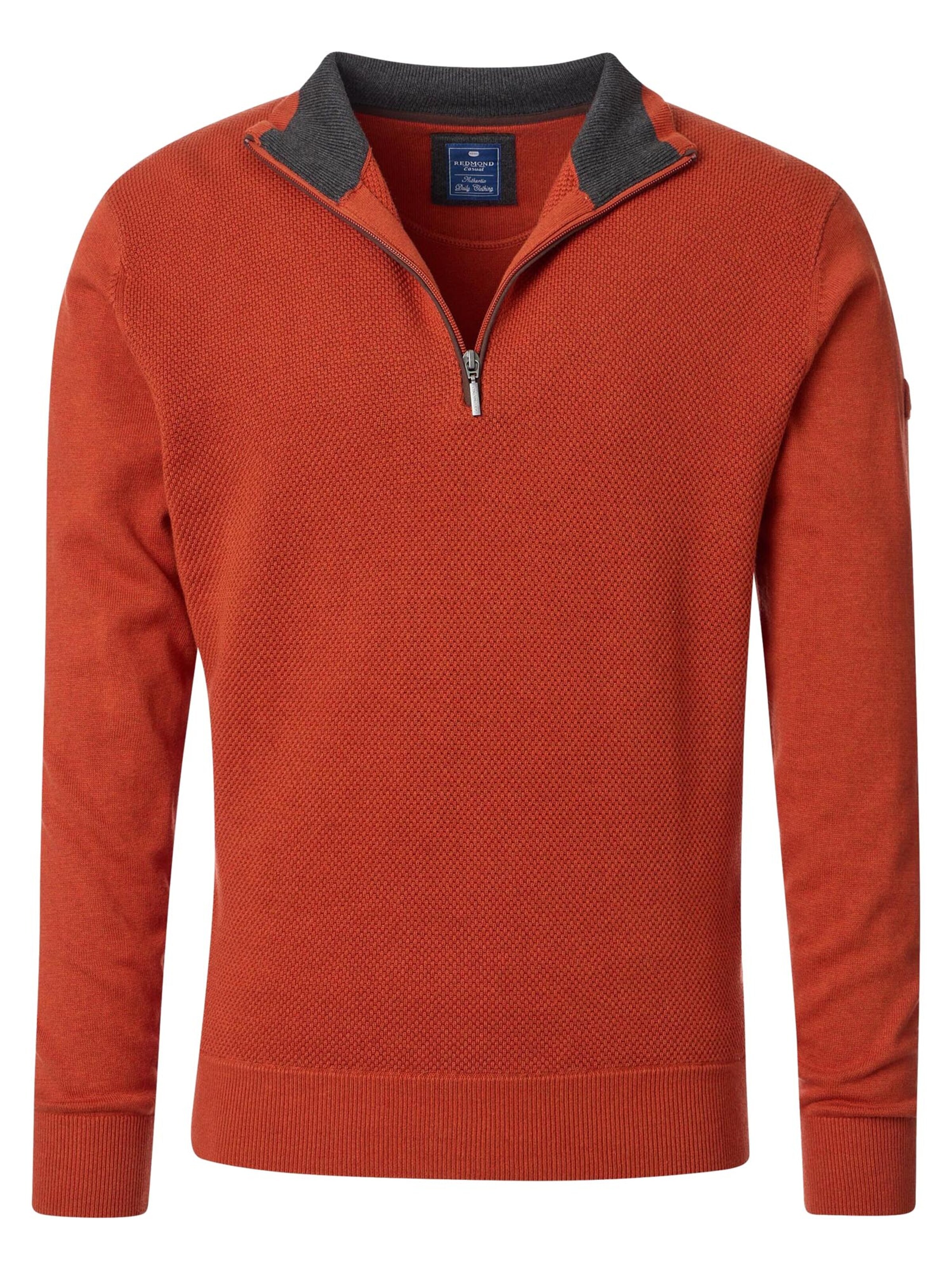 redmond Sweater 'Basic' in Red: front