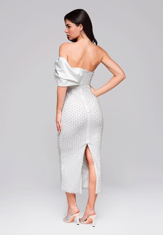 Ombre Evening dress in White