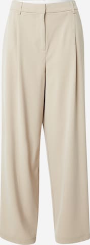 PIECES - Pierna ancha Pantalón plisado 'PCPRUISA' en beige: frente