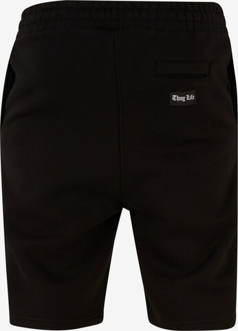Thug Life Regular Pants in Black