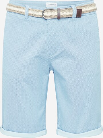 Lindbergh Chino 'Superflex' in Blauw: voorkant