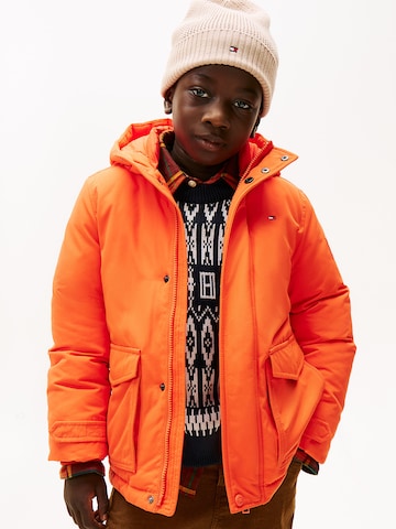 TOMMY HILFIGER Between-season jacket 'Essential' in Orange: front