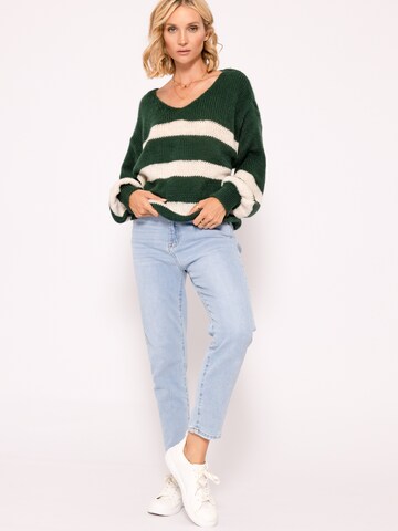 SASSYCLASSY - Pullover oversized em verde