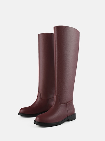 Boots 'MR JONES MAXI' L37 HANDMADE SHOES en rouge : devant