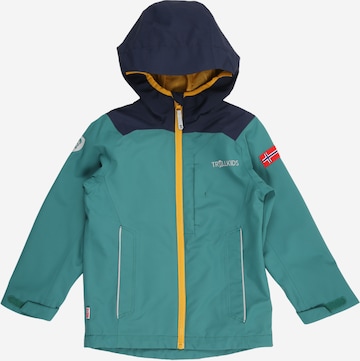 TROLLKIDS Ulkoilutakki 'Bergen' värissä vihreä: etupuoli