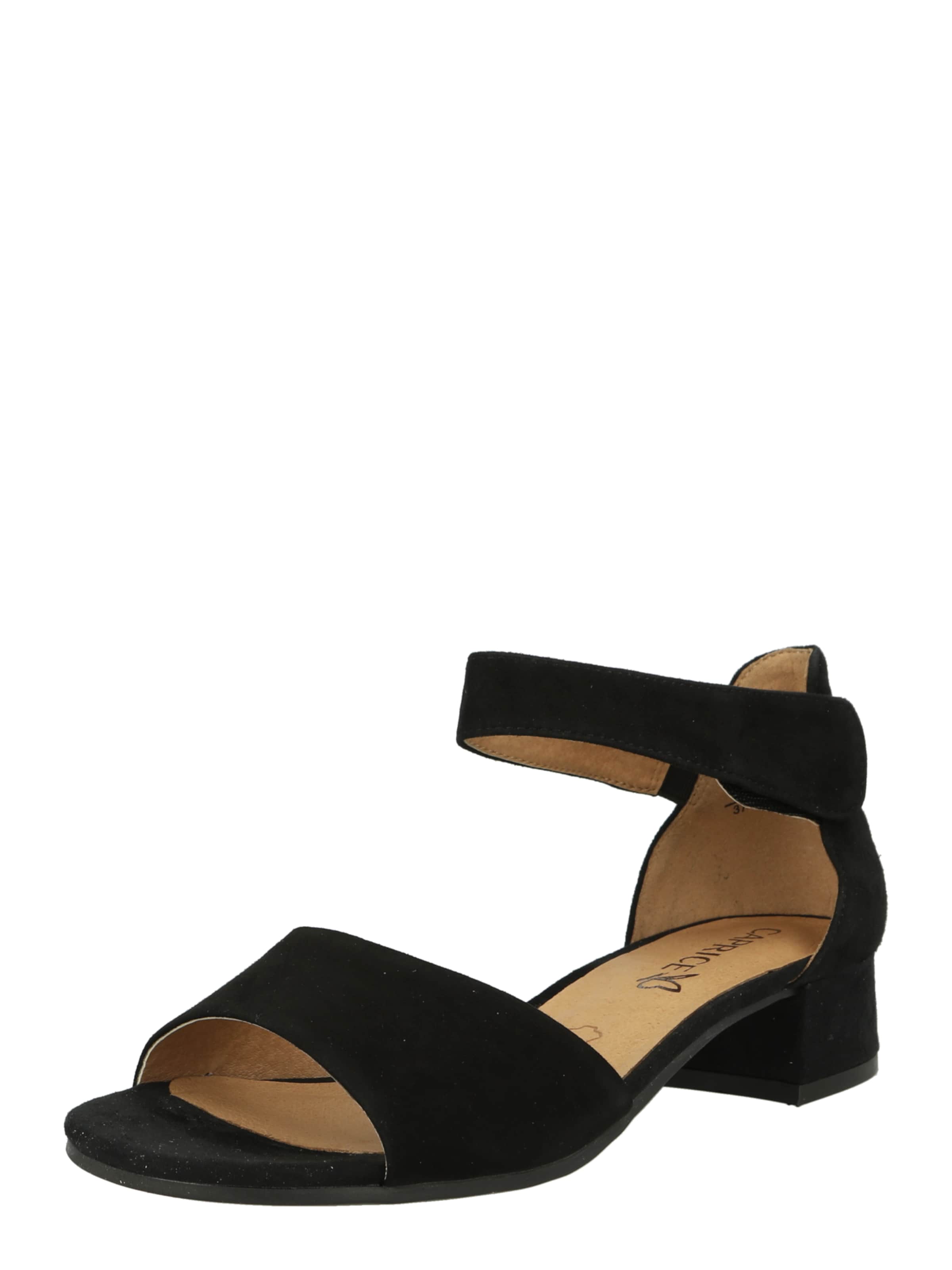 CAPRICE Sandaal in Zwart: voorkant