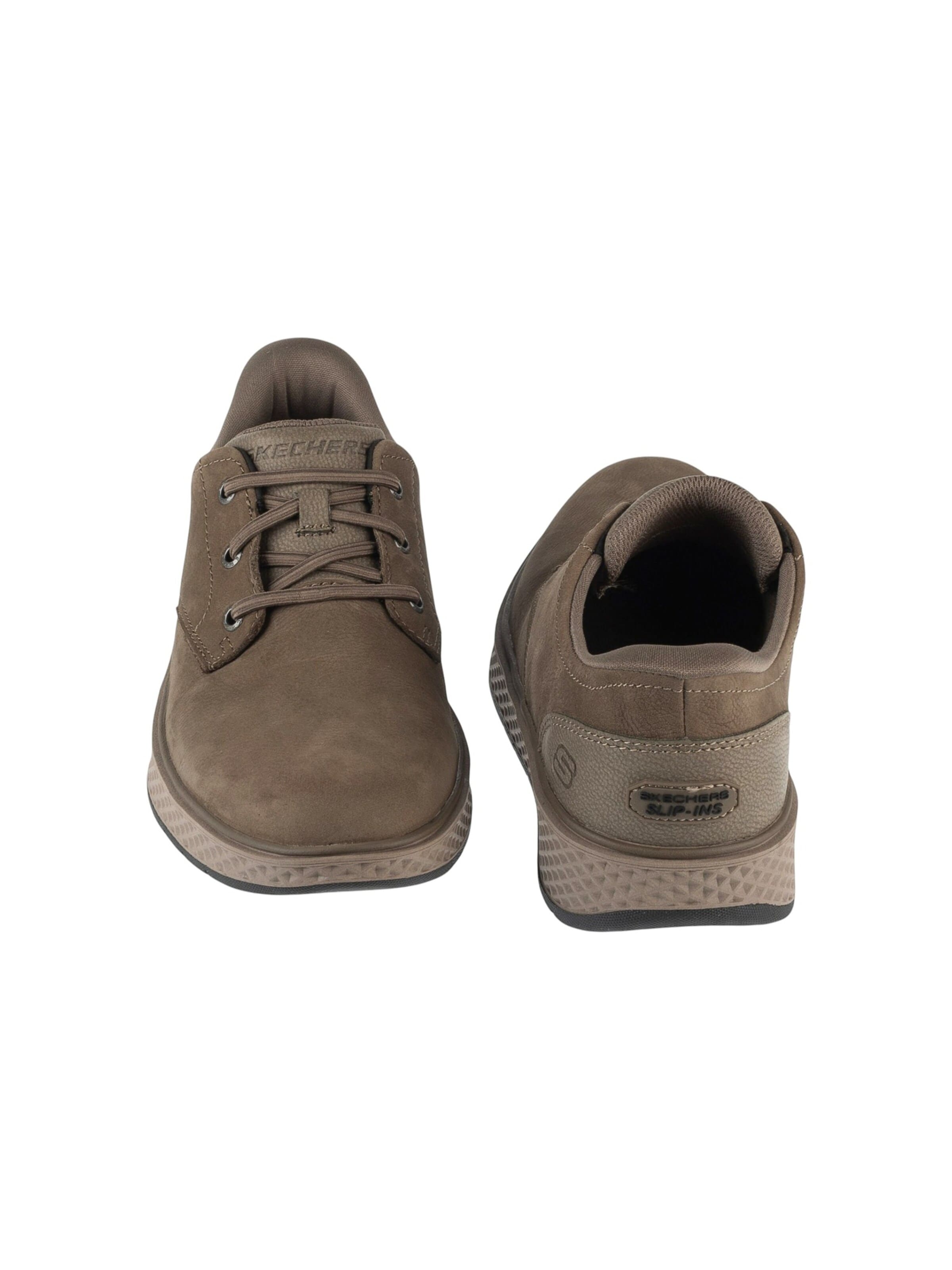 SKECHERS Sportieve veterschoen 'Skechers Slip-Ins: Burkett - Lonzo' in Beige
