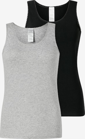Maglietta intima ' Modern Multipacks ' di SCHIESSER in grigio: frontale