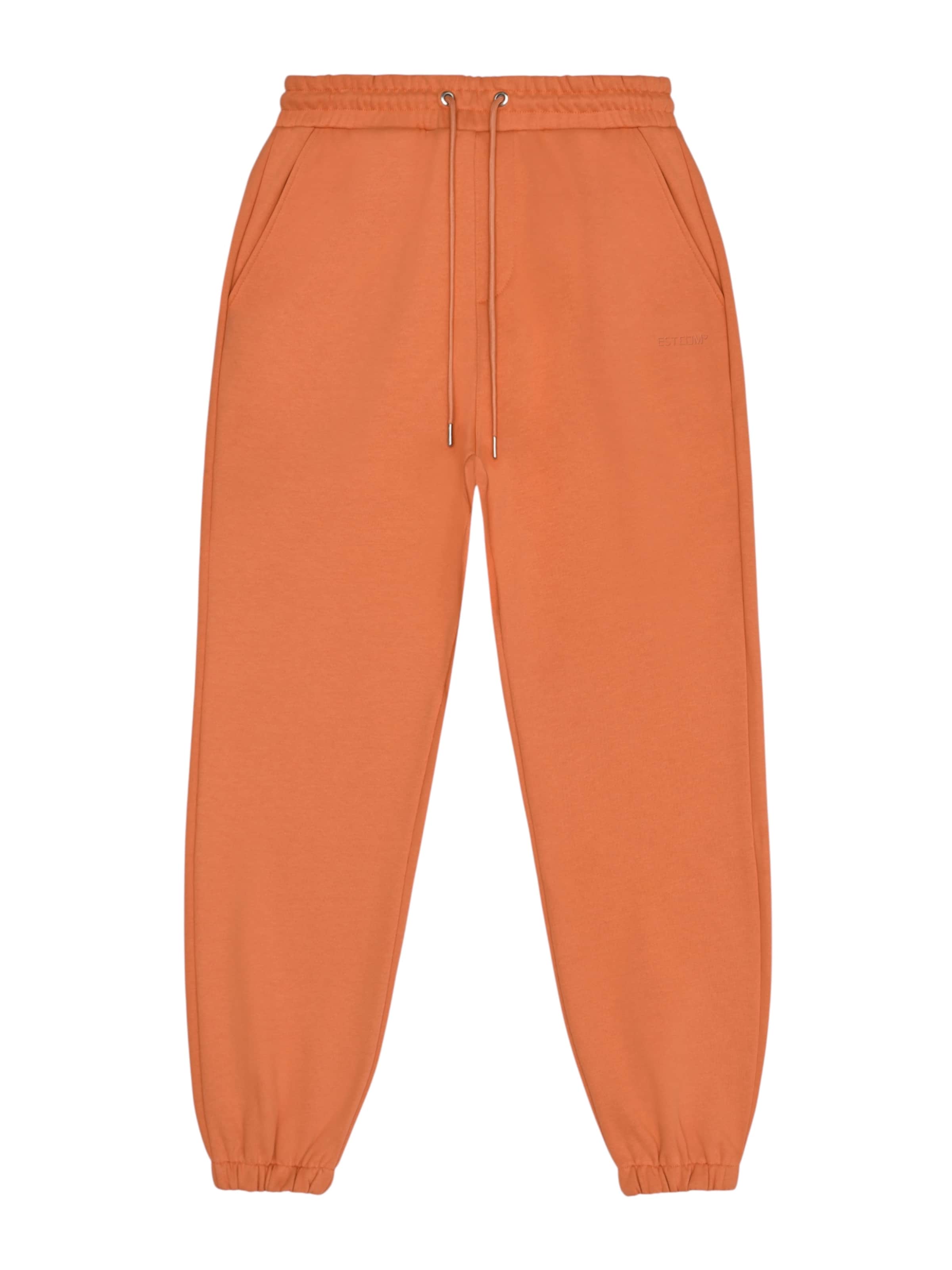 ESTEEM Tapered Housut 'Essential' värissä oranssi: etupuoli