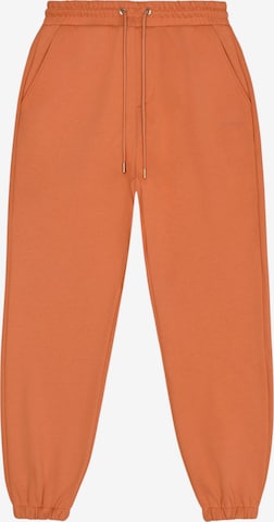 ESTEEM Tapered Housut 'Essential' värissä oranssi: etupuoli