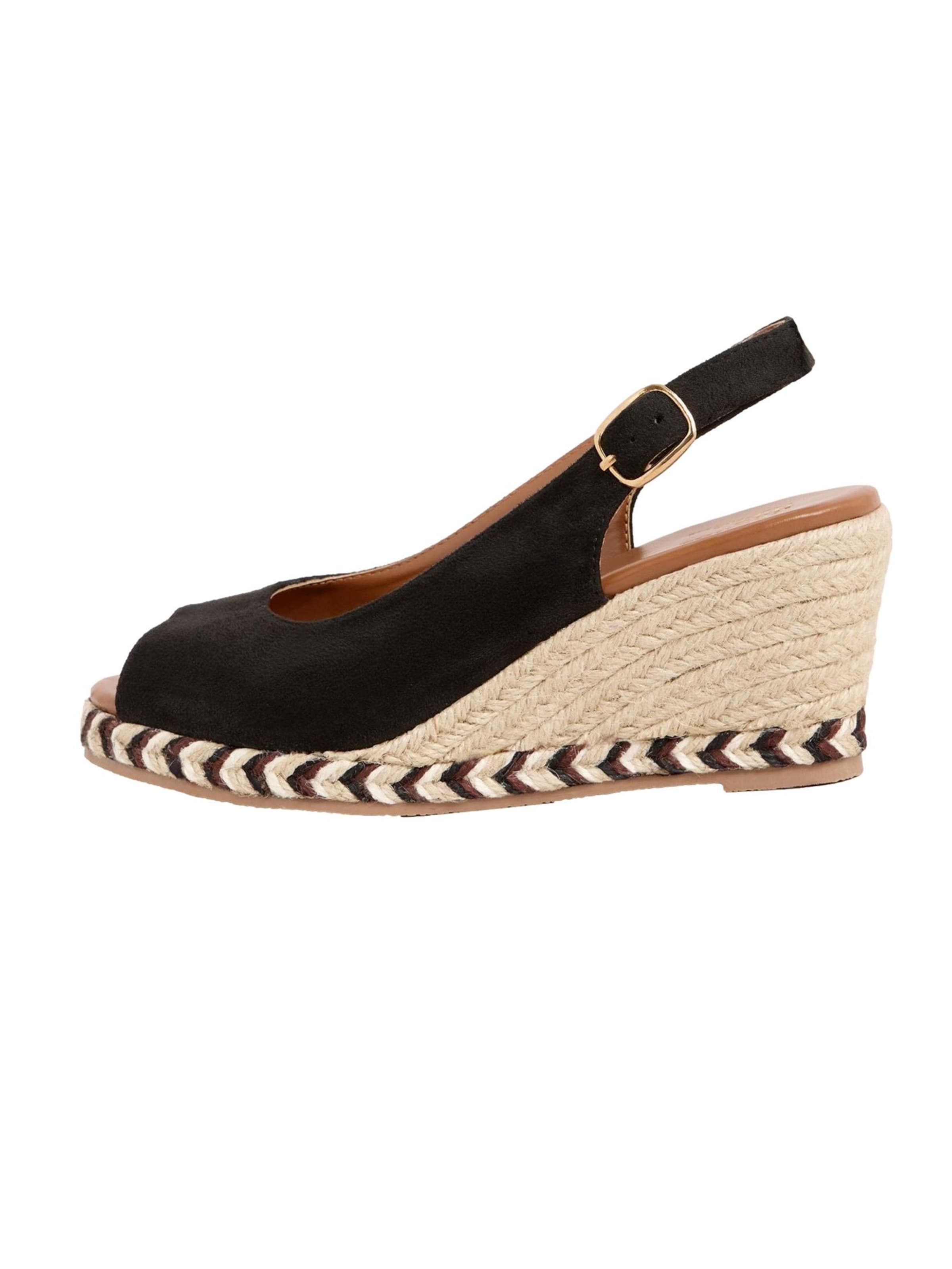 Friends Like These Sandale in Schwarz: Vorderseite