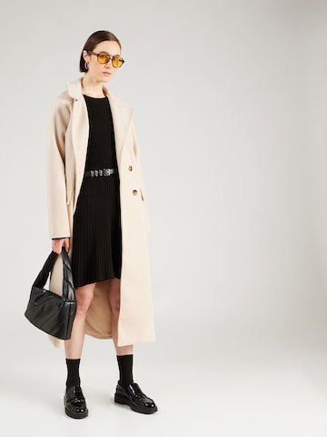 BRAVE SOUL Between-Seasons Coat in Beige