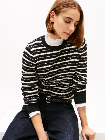 TOMMY HILFIGER Pullover in Schwarz