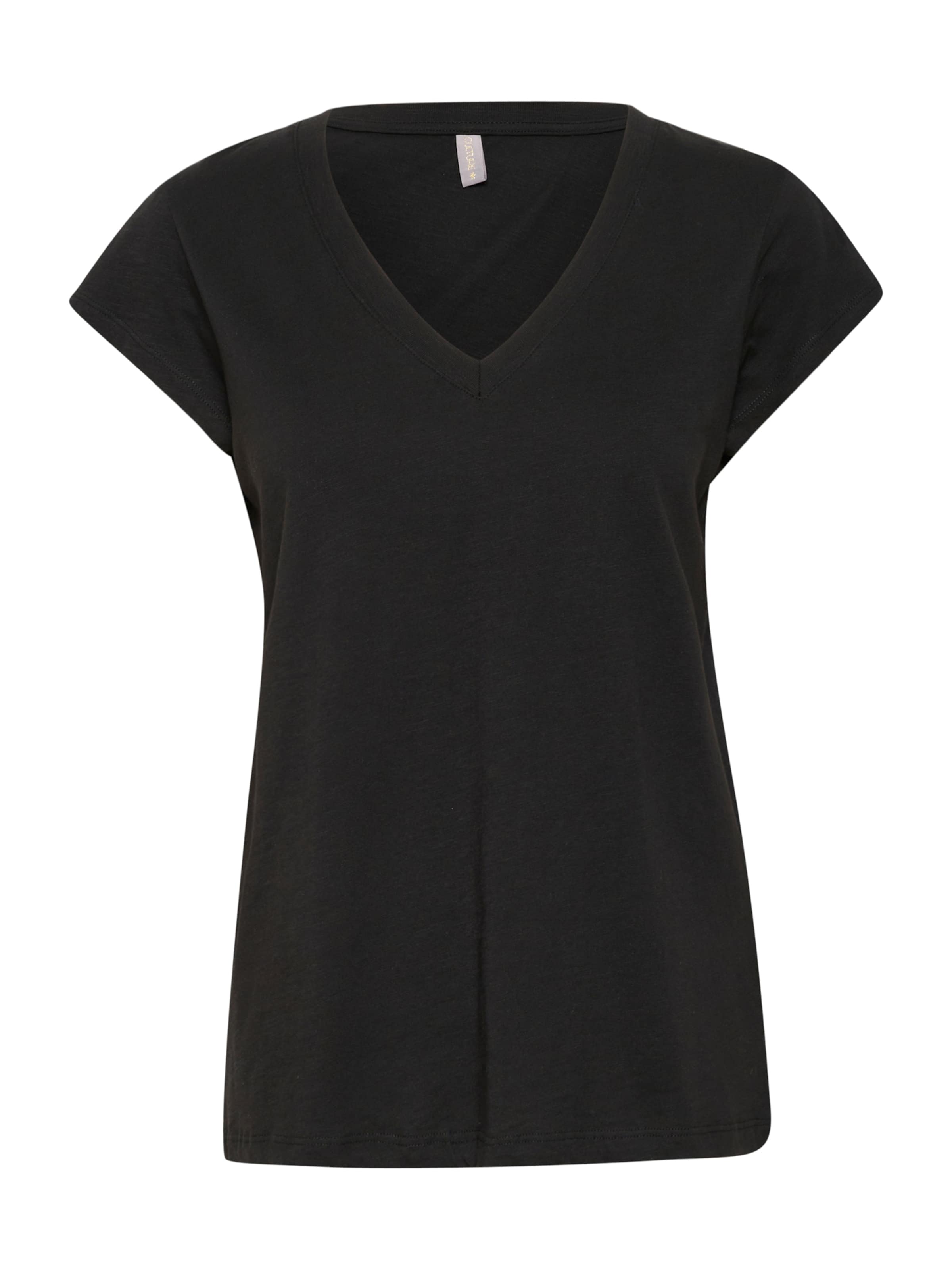 CULTURE Μπλουζάκι 'Biana' σε μαύρο: μπροστά