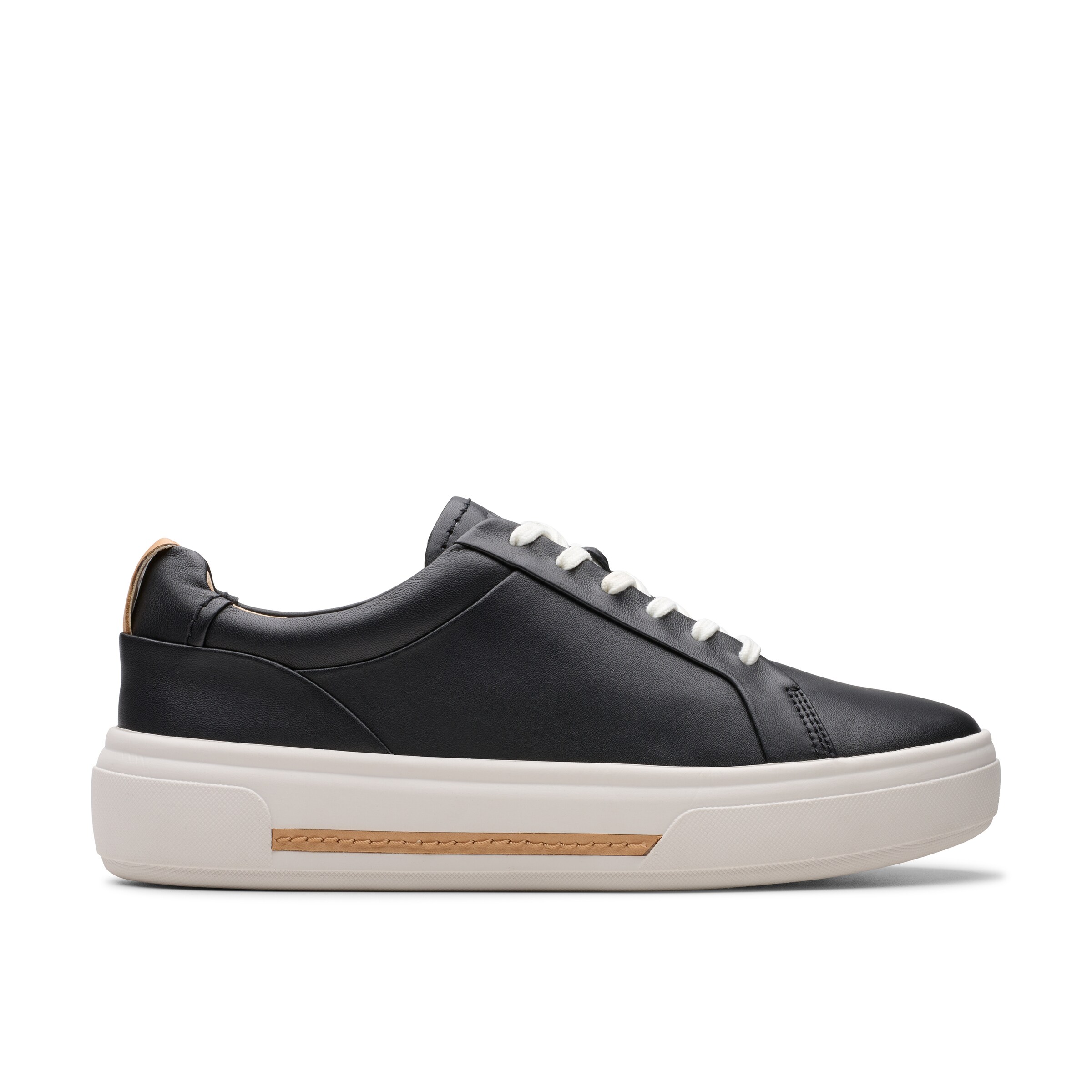 Sneaker bassa 'Hollyhock Walk' di CLARKS in nero
