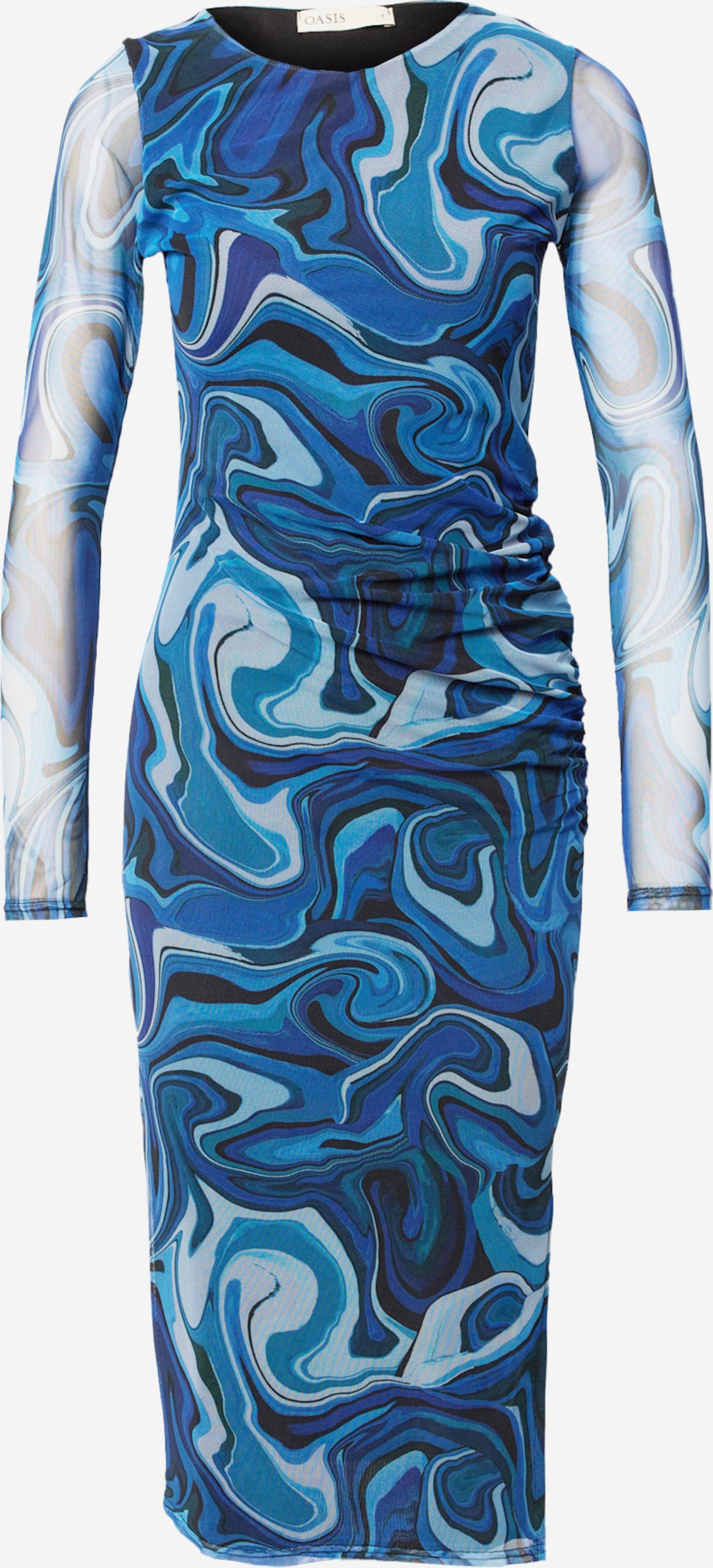 blue cheese slaw dressing Navy Blue Oasis Skirt