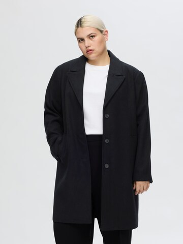 SELECTED FEMME Vinterfrakke 'SLFNew Alma' i sort