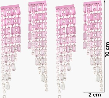 ABOUT YOU Earrings in Pink: front