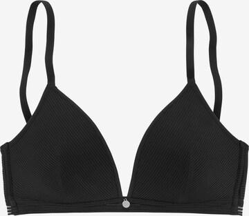 s.Oliver Triangle Bra in Black: front