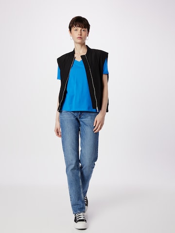 PIECES T-Shirt 'RIA' in Blau