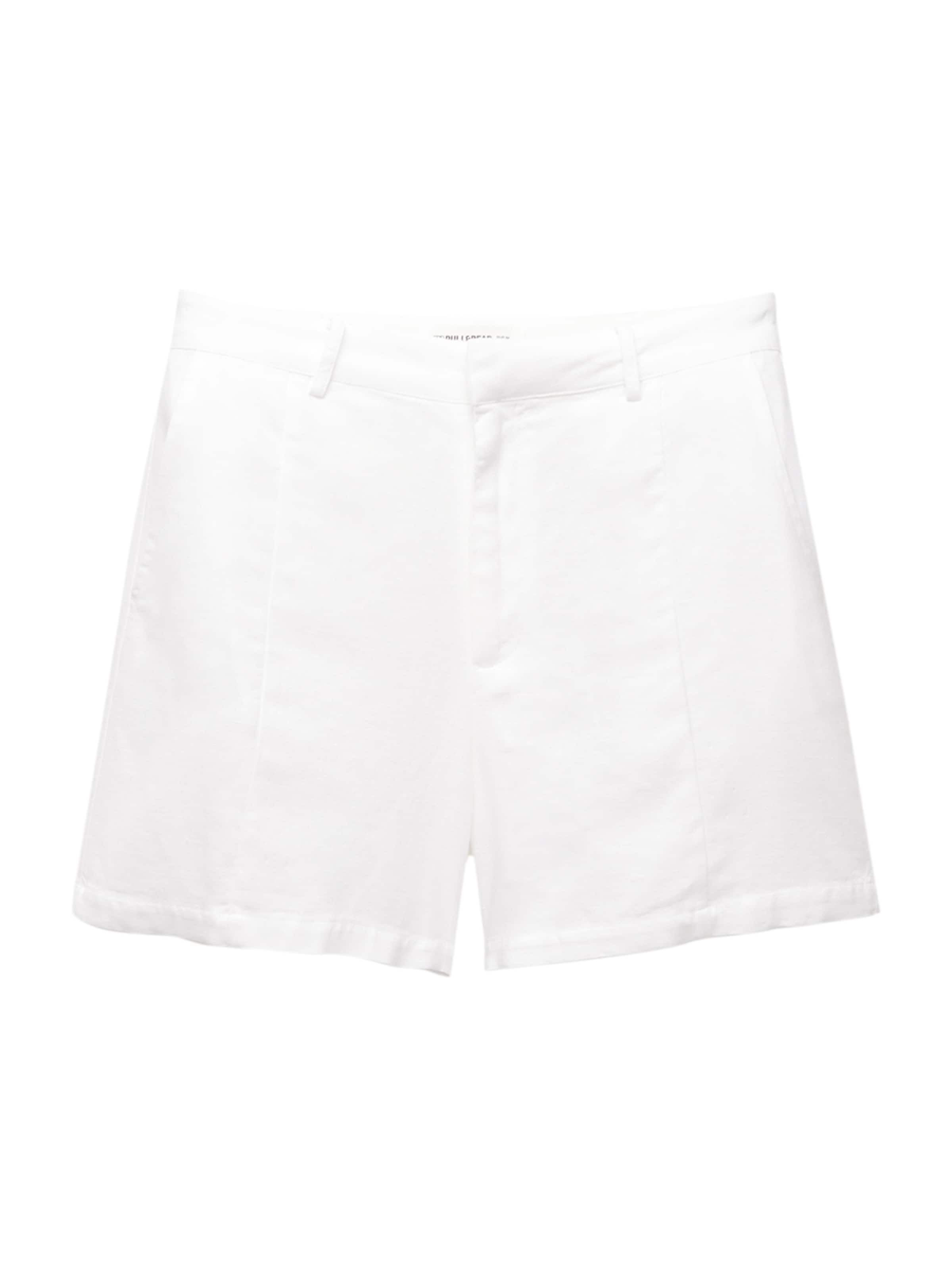 Pull&Bear Regular Byxa i vit: framsida