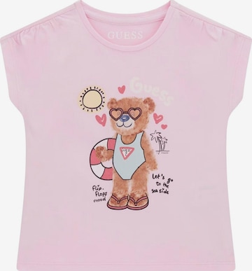 GUESS KIDS - Camiseta 'BATWING SS T-SHIRT' en rosa: frente
