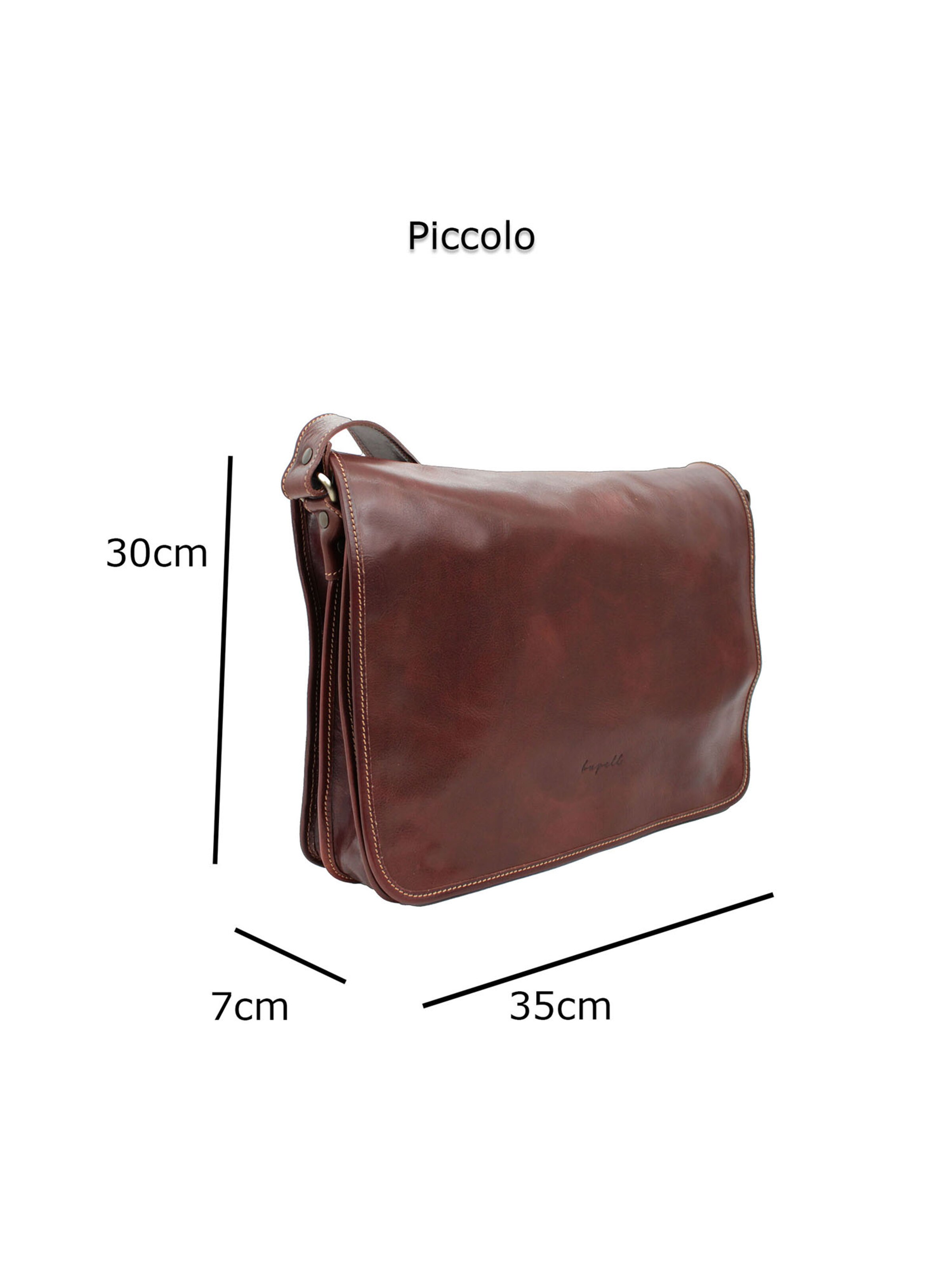 bupell Messenger 'Eugenio Piccolo' in Brown