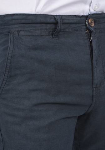 !Solid Regular Pants in Blue