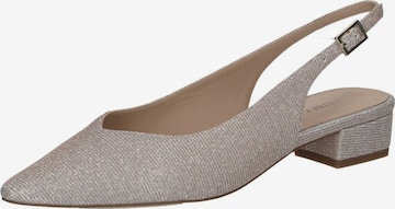 Décolleté sling di PETER KAISER in grigio: frontale