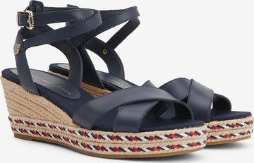 Sandales à lanières TOMMY HILFIGER en bleu