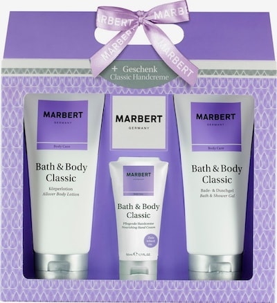 Marbert Geschenkset 'Bath & Body Classic' in creme / transparent, Produktansicht