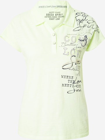 Soccx Shirt in Geel: voorkant