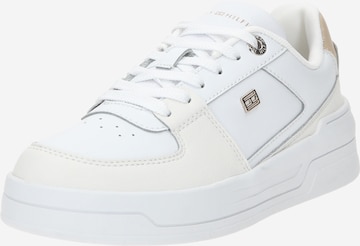 TOMMY HILFIGER - Zapatillas deportivas bajas 'ESSENTIAL' en blanco: frente