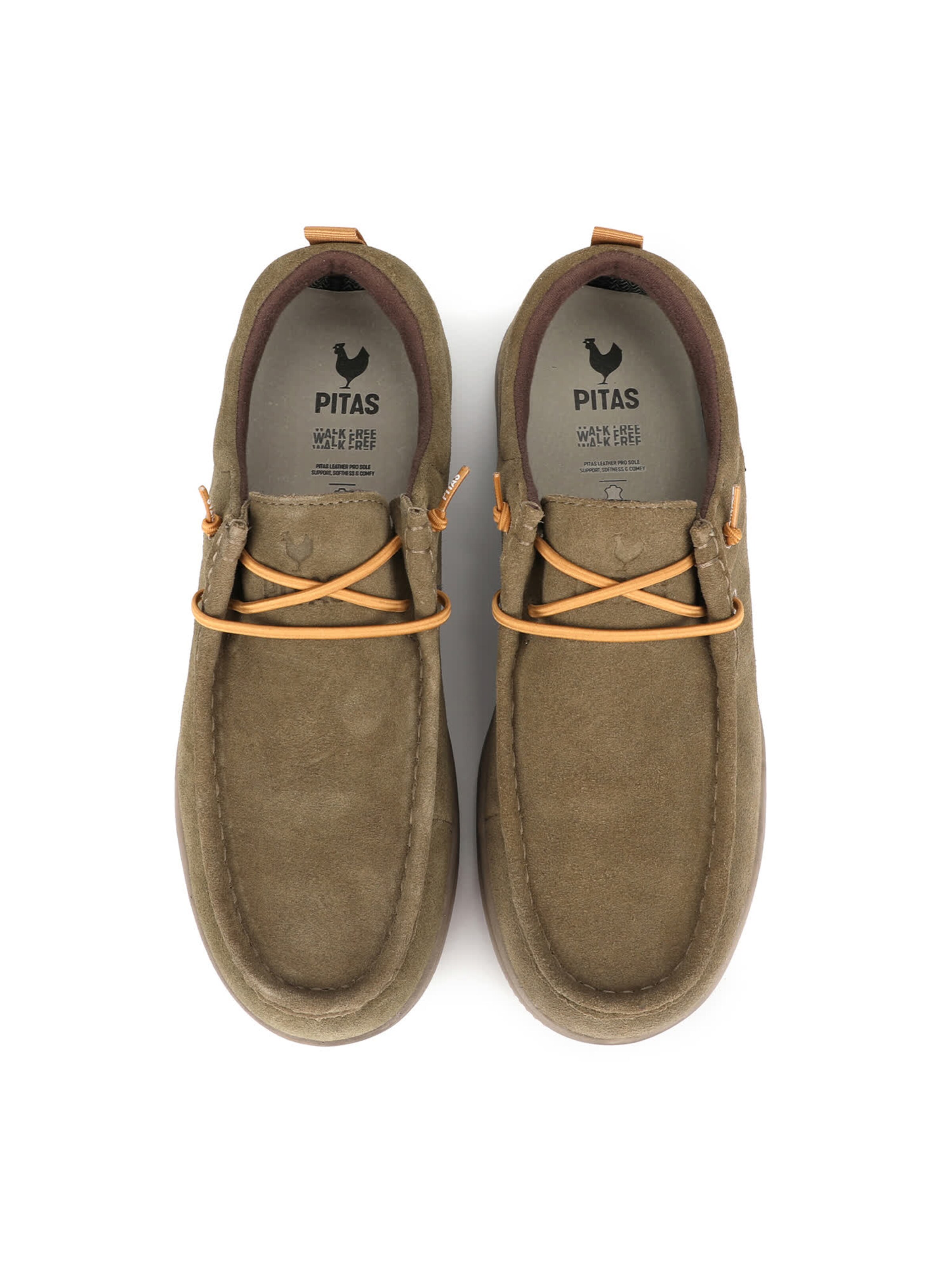 Walk In Pitas Moccasin 'Osaka' in Green: top