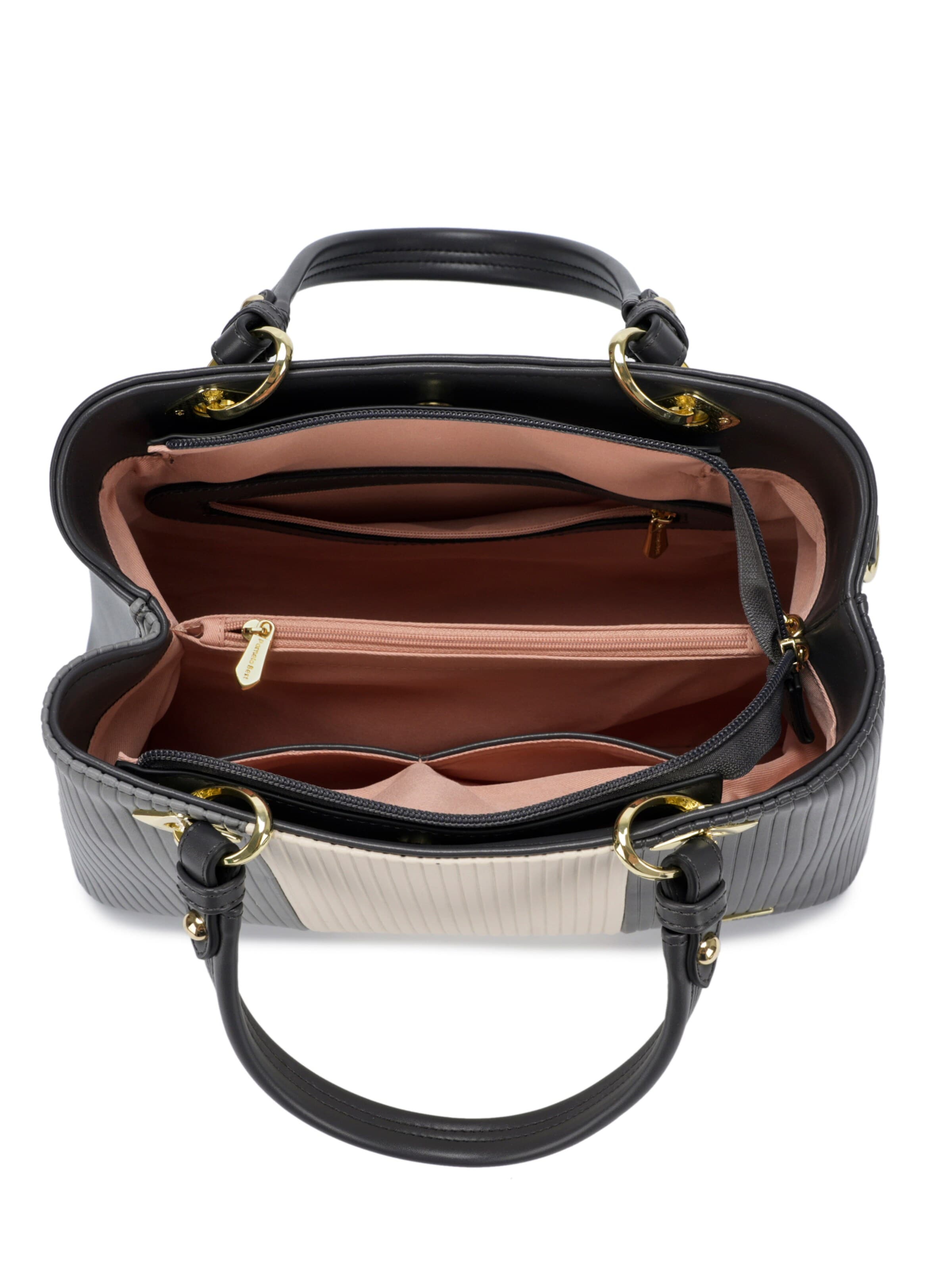 Borsa a mano 'Pomelo Best Damen Handtasche Neapolitan Style' di Pomelo Best in grigio